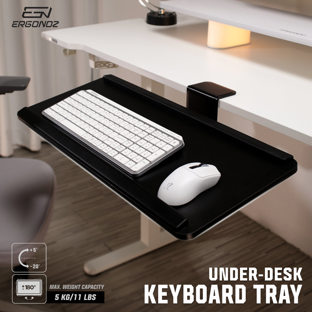 ERGONOZ Sit & Stand Underdesk Keyboard Tray