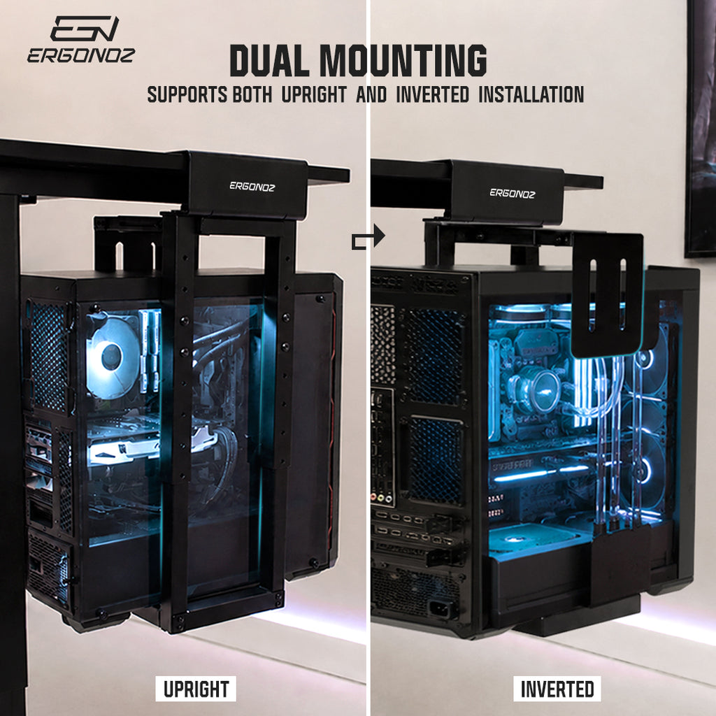 ERGONOZ UDAC-04 dual mounting, upright and inverted installation