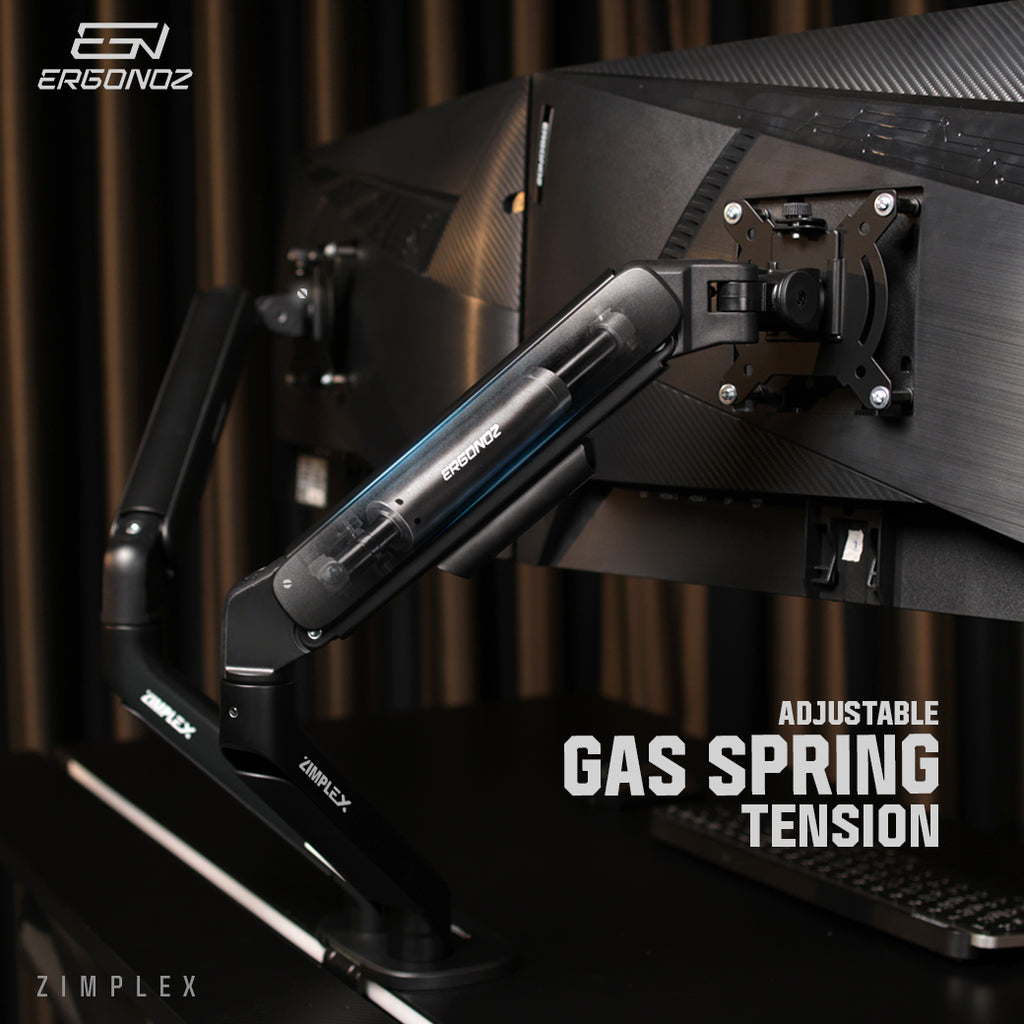 ERGONOZ ZIMPLEX Twin adjustable gas spring tension