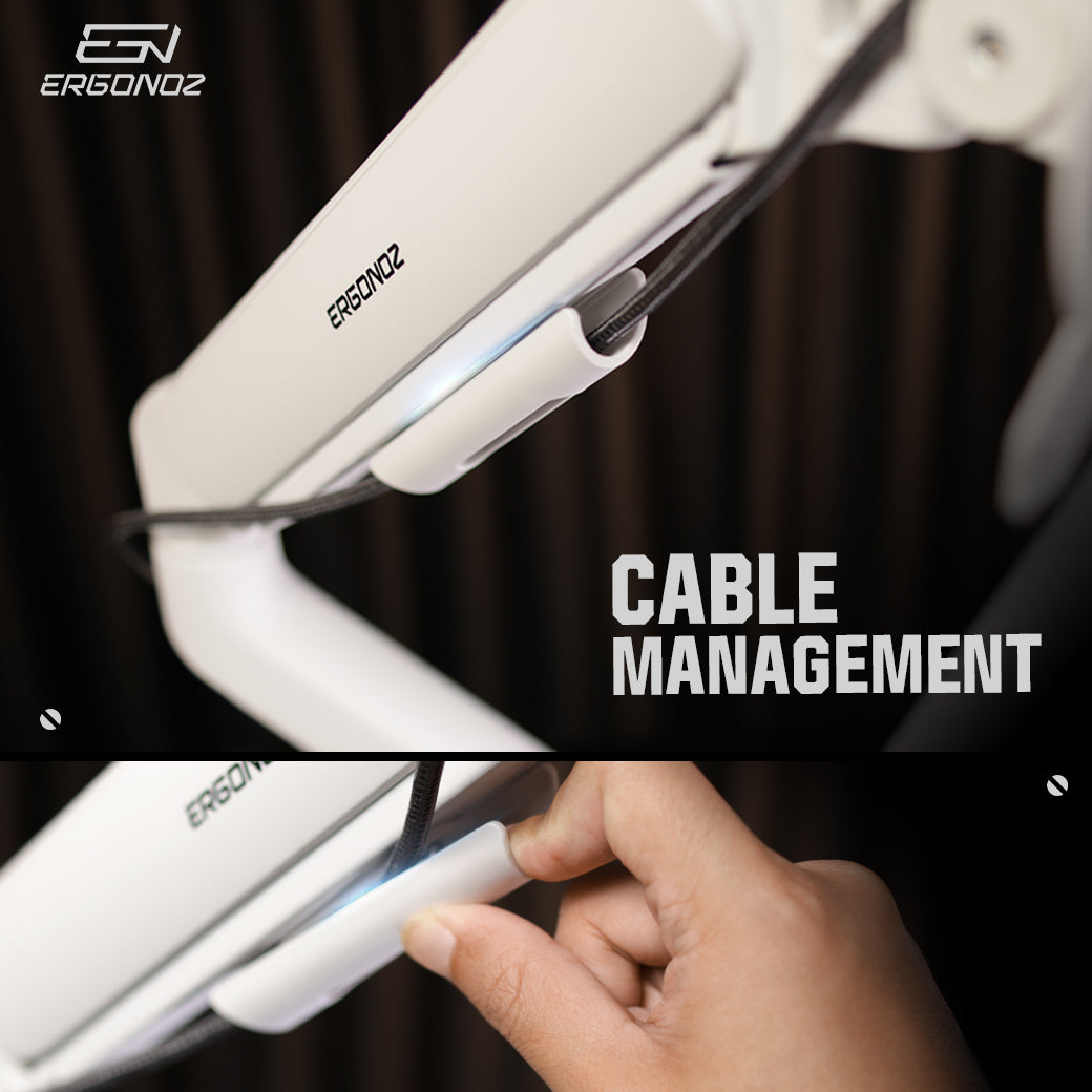 ERGONOZ ZIMPLEX cable management channel with removable cover