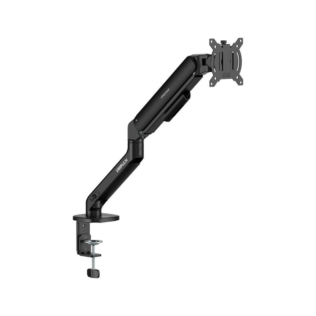 ERGONOZ ZIMPLEX Single monitor arm, matte black