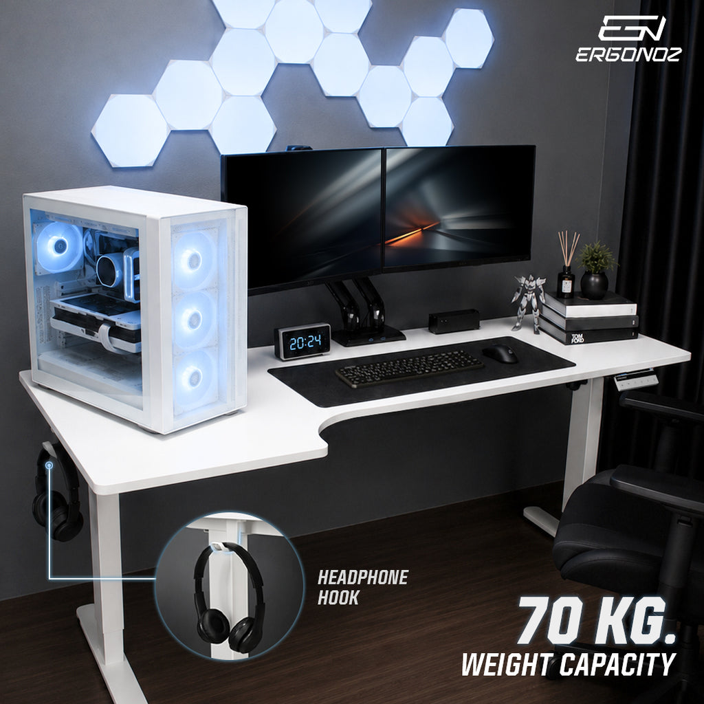 Headphone hook, 70 kg weight capacity