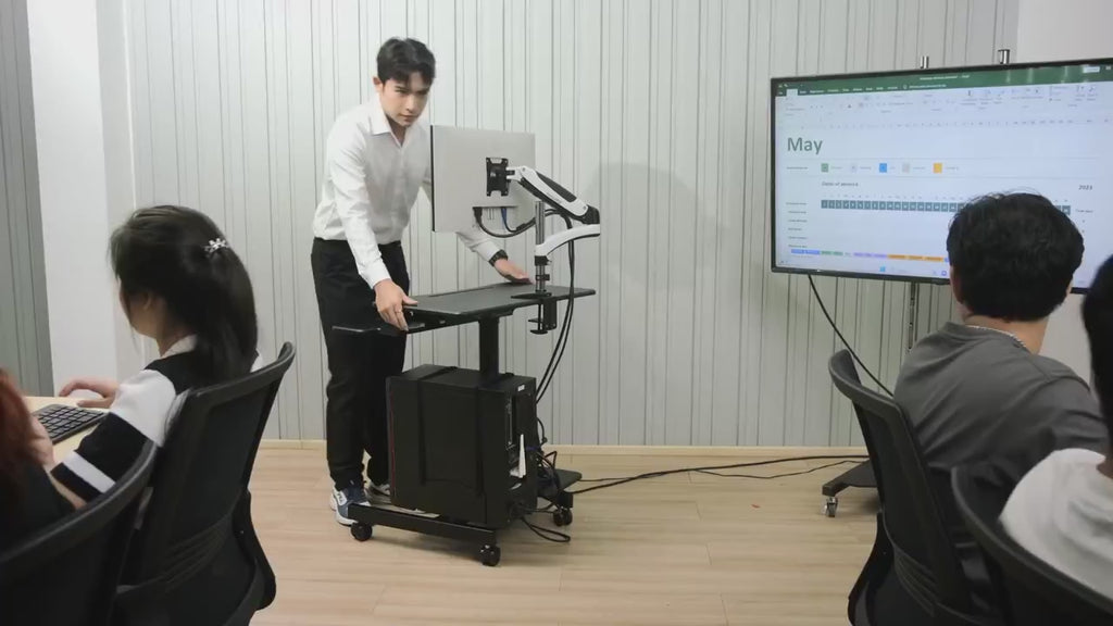 ERGONOZ Computer Cart Standing Desk