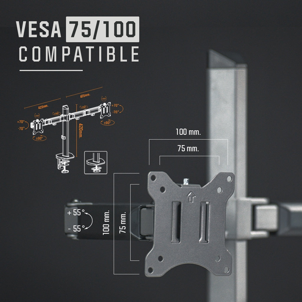 ERGONOZ Single Full Motion Arm V.2