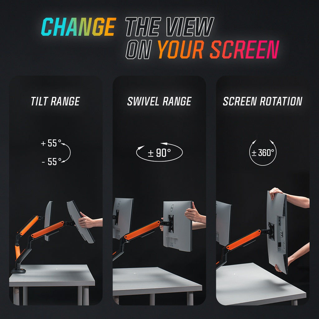 ERGONOZ BLAZE Single Monitor Arm