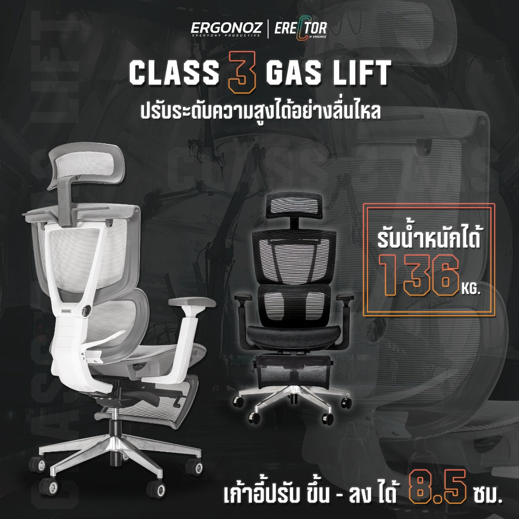 Ergonoz Erector Active Lumbar Ergonomic Chair