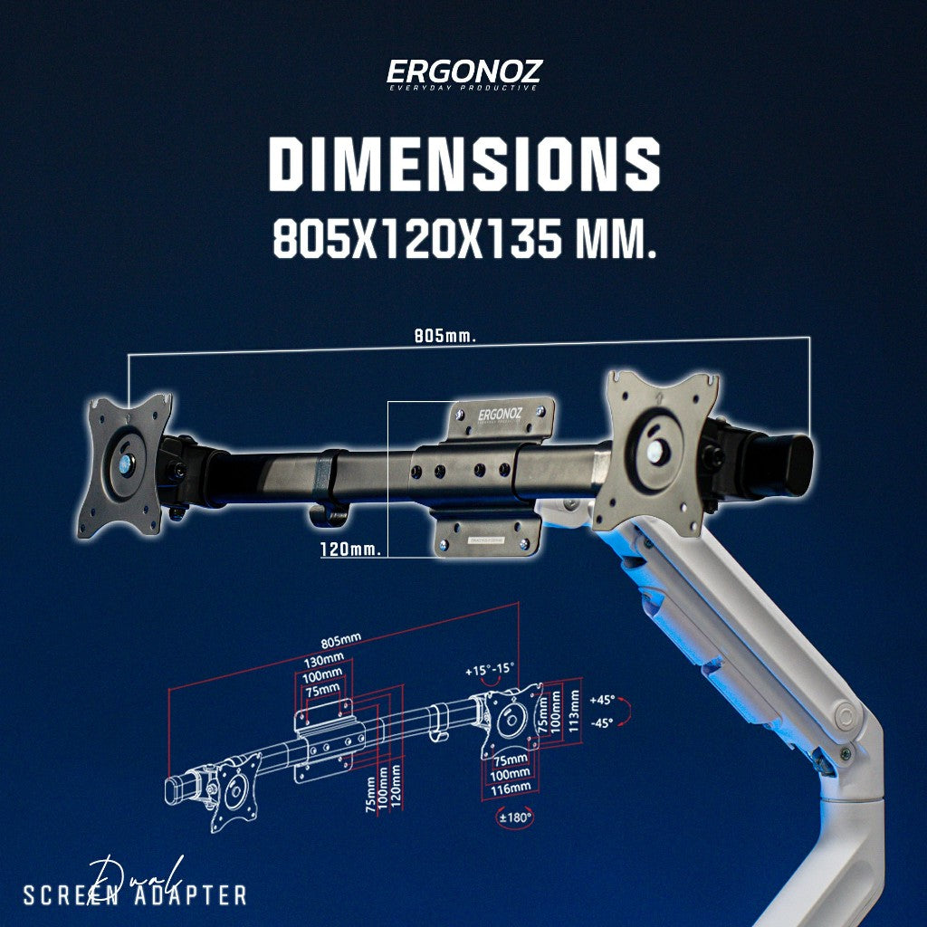 ERGONOZ Dual Screen Adapter