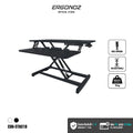 ERGONOZ Standing Desk Converter Black