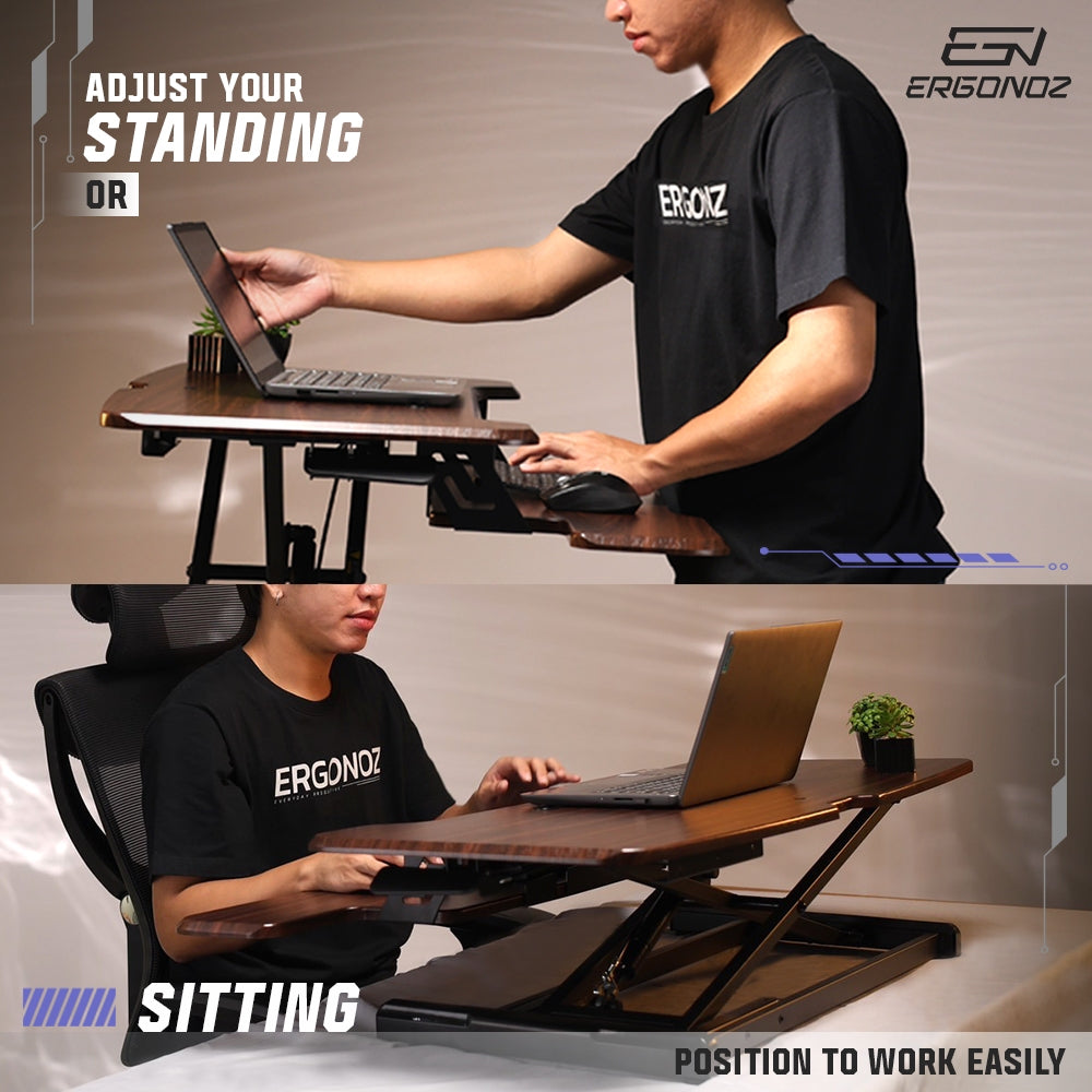 ERGONOZ Standing Desk Converter (STA03)