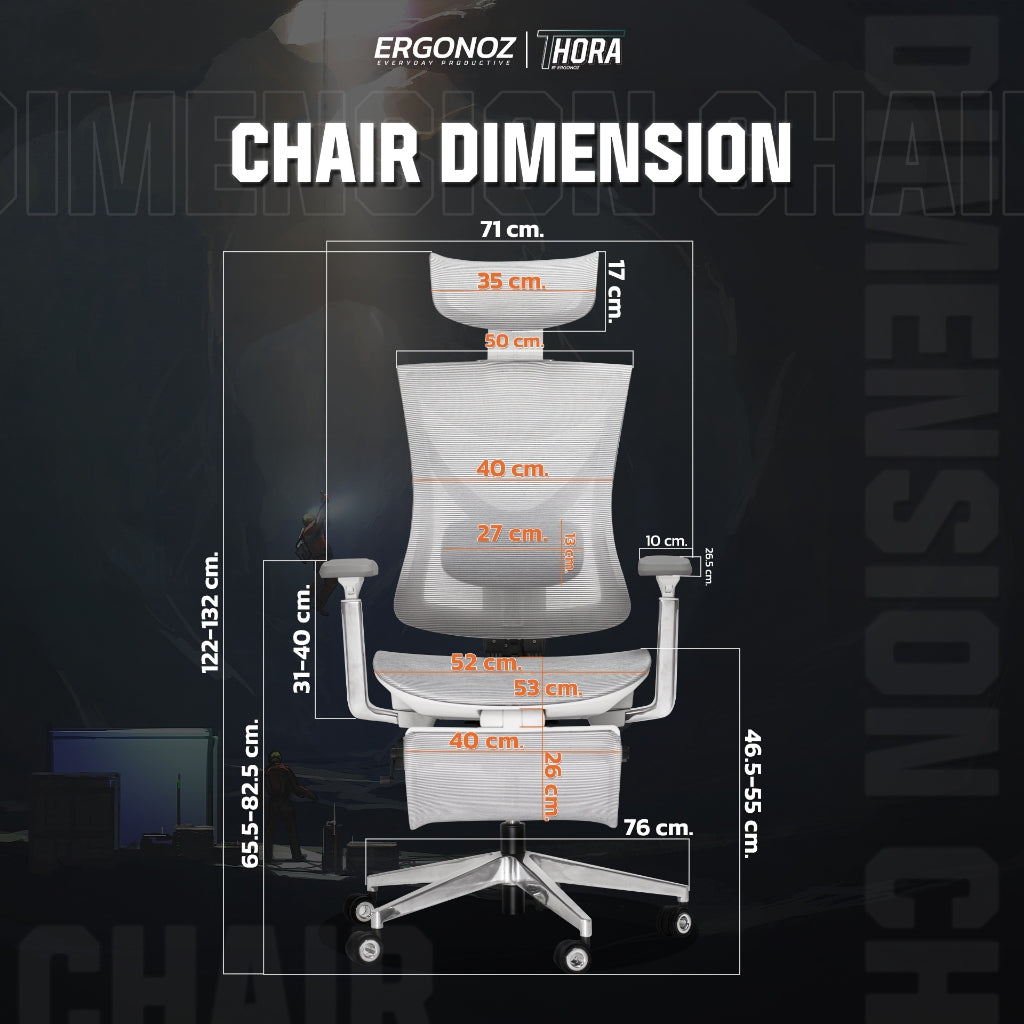 Ergonoz Thora Professional Ergonomic Chair