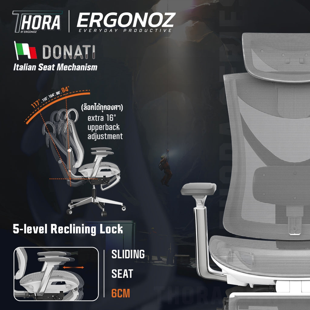 Ergonoz Thora Professional Ergonomic Chair