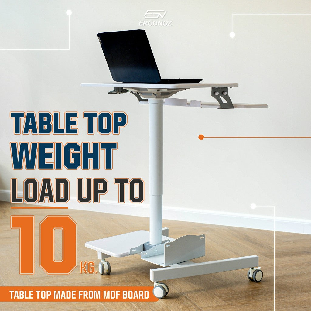 ERGONOZ Computer Cart Standing Desk