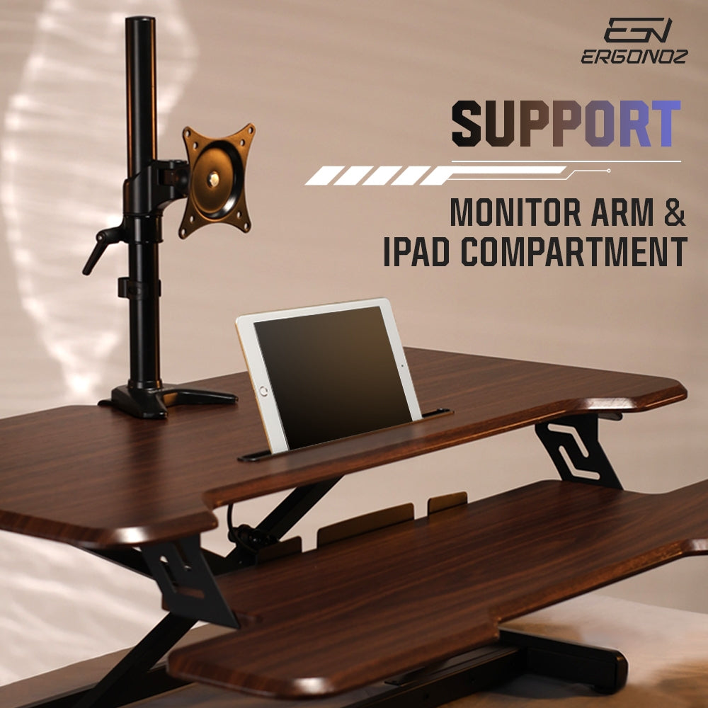 ERGONOZ Standing Desk Converter (STA03)