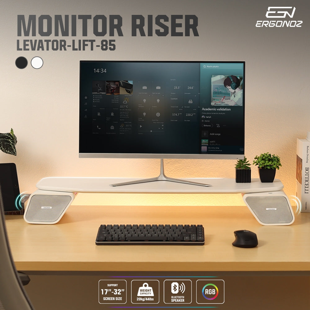 ERGONOZ Levator Lift Monitor Riser