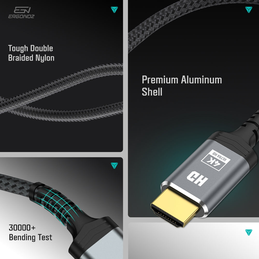 ERGONOZ HDMI 2.0 4K Cable