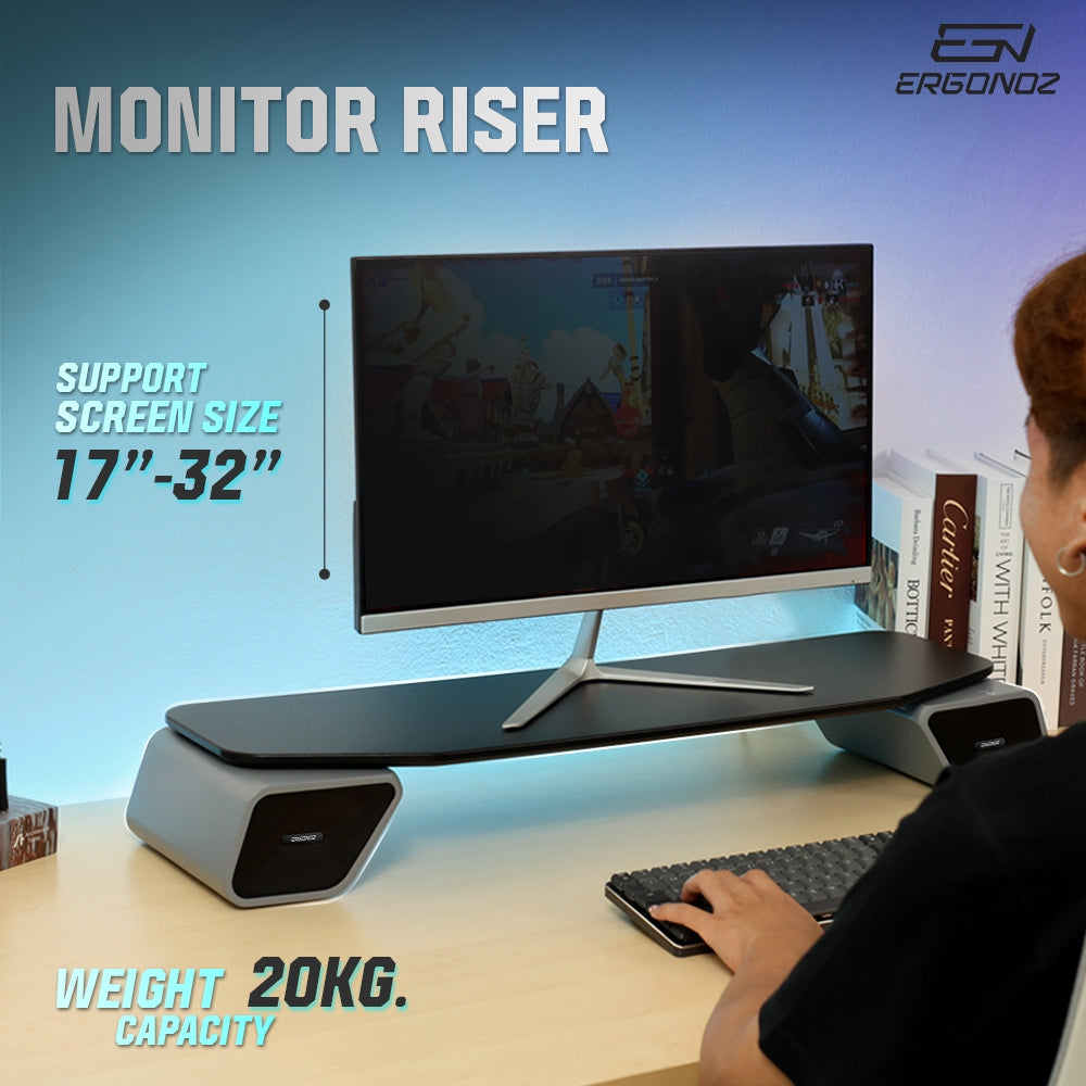 ERGONOZ Levator Lift Monitor Riser