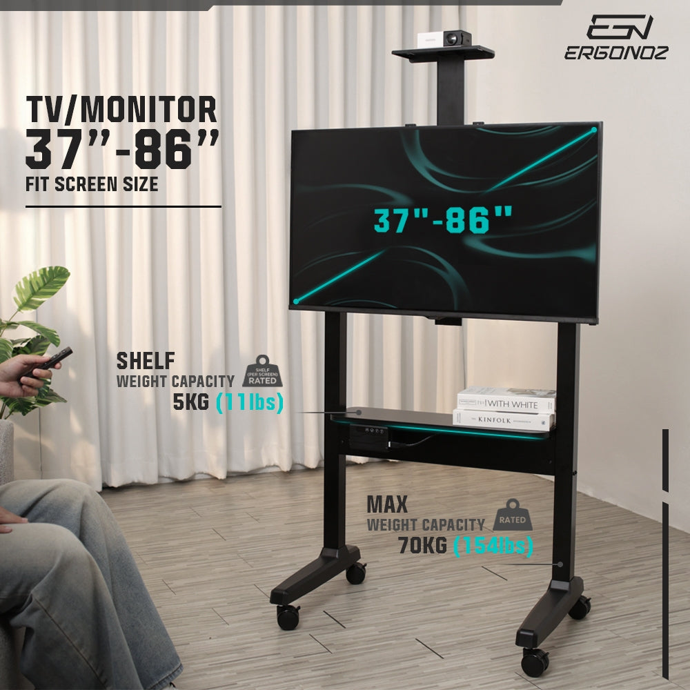 ERGONOZ Mobil monitor television stand