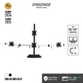 ERGONOZ Metalic Customize 4-Screen Stand (BAR3, 80cm)
