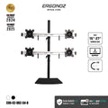 ERGONOZ Metalic Customize 4-Screen Stand (2×BAR2, 80cm)