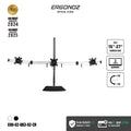 ERGONOZ Metalic Customize 3-Screen Stand (BAR3, 80cm)