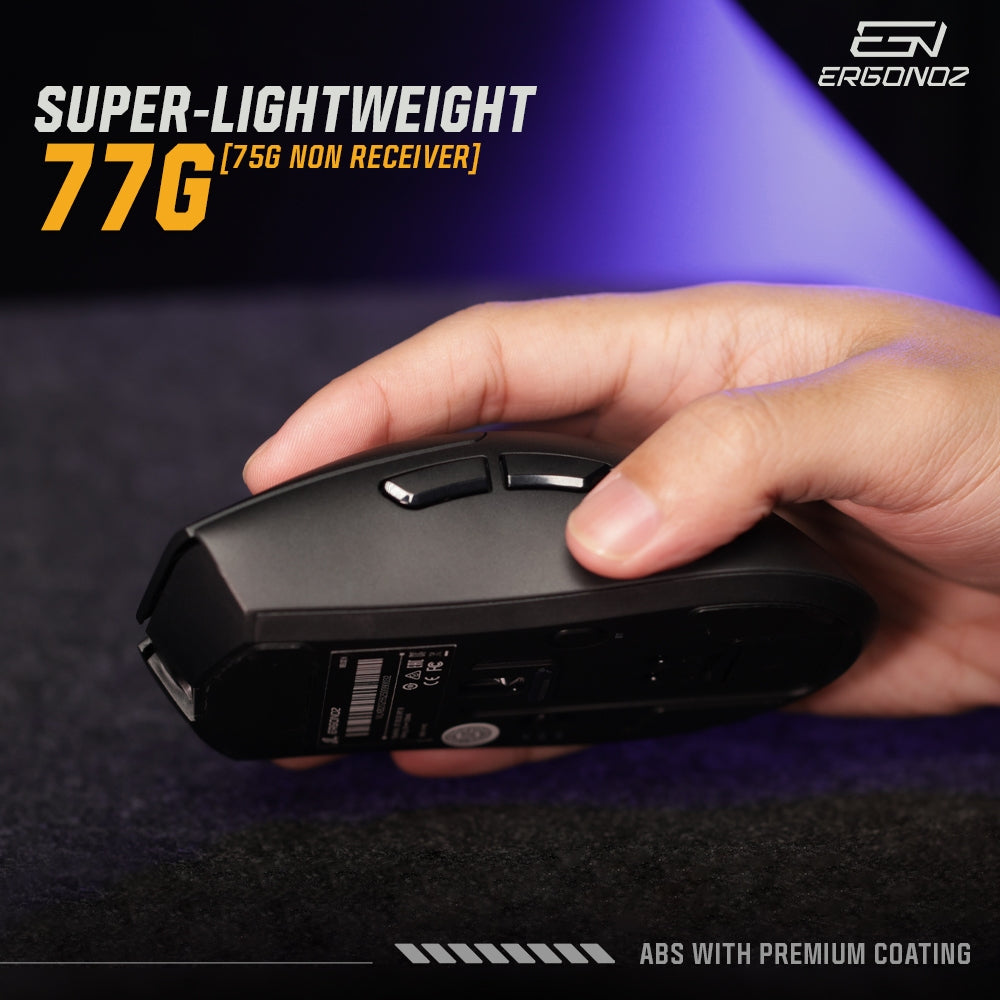 ERGONOZ EZZENTIAL Gaming Mouse VELOZ X Black