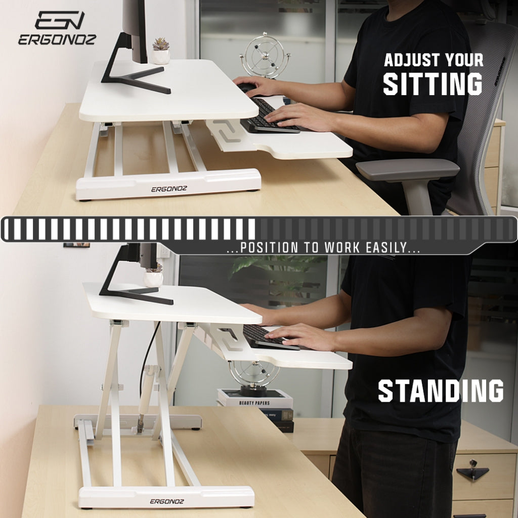 ERGONOZ Standing Desk Converter V2