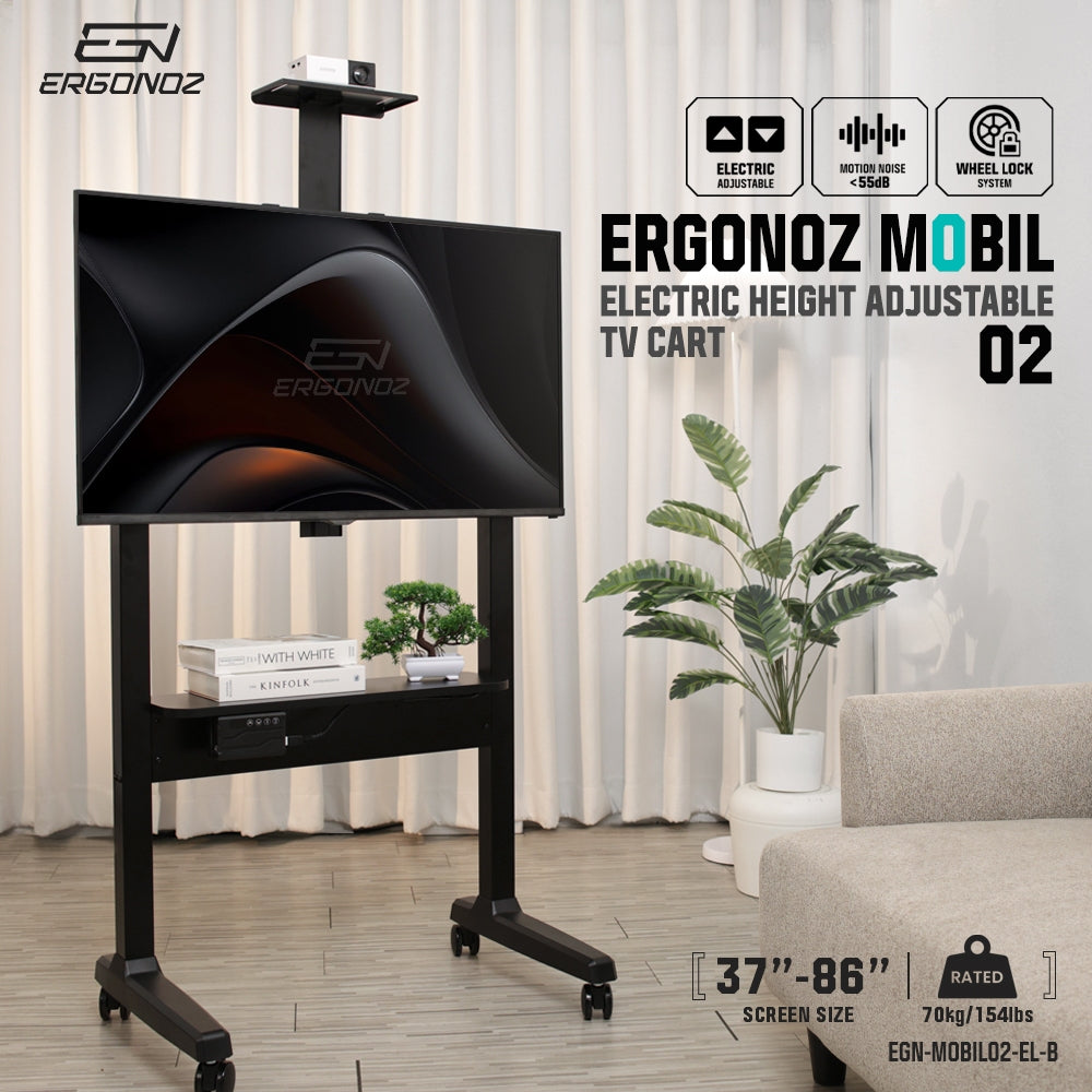 ERGONOZ Mobil monitor television stand