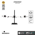 ERGONOZ Metalic Customize 3-Screen Stand (BAR3, 80cm)