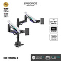 ERGONOZ Trazer Twin V2 Monitor Arm