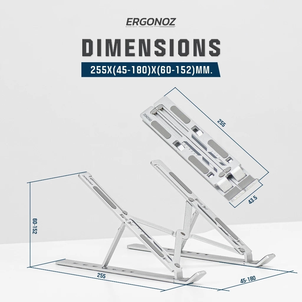 ERGONOZ Levator Lite Foldable Laptop Riser