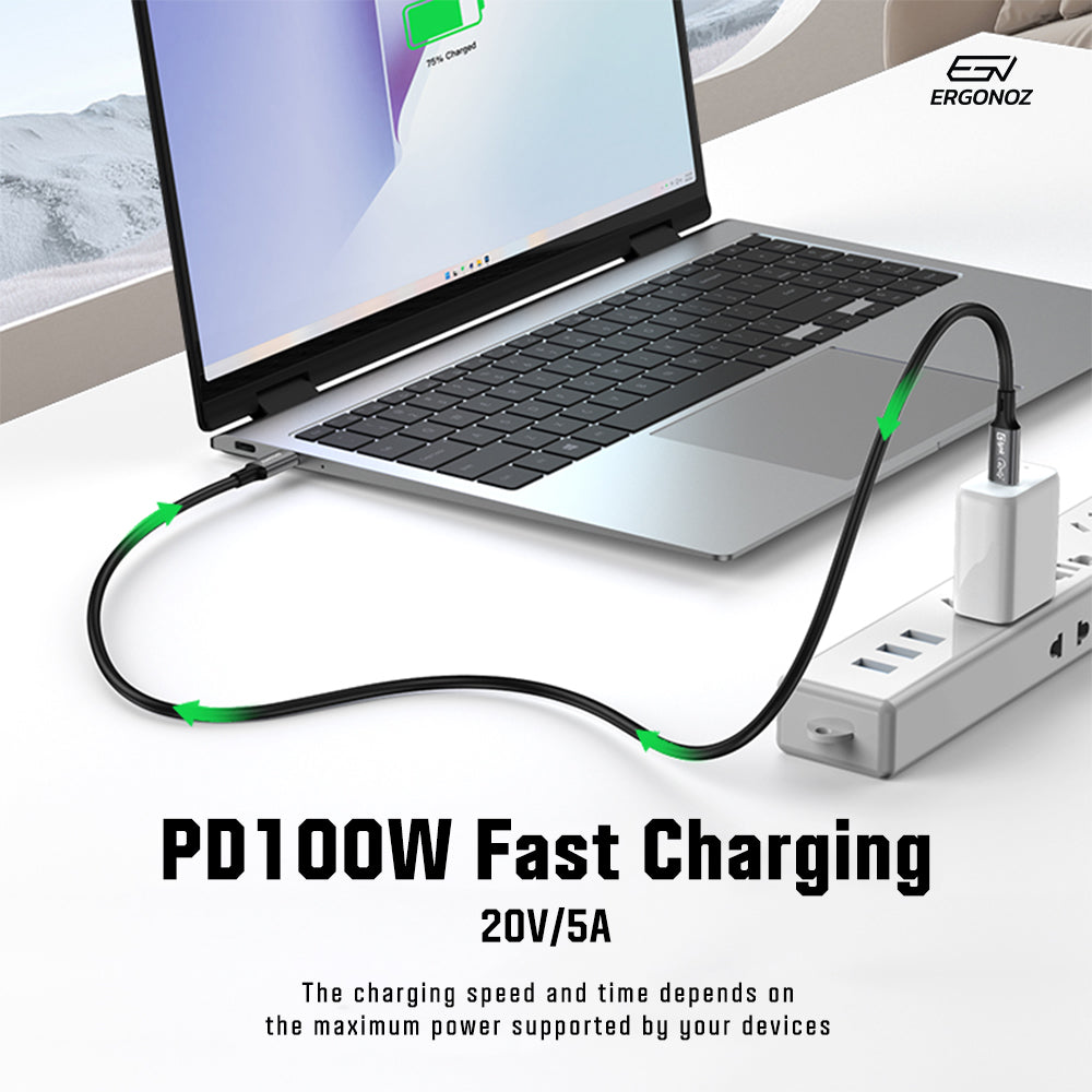 ERGONOZ USB4 Thunderbolt Cable (1.8M)