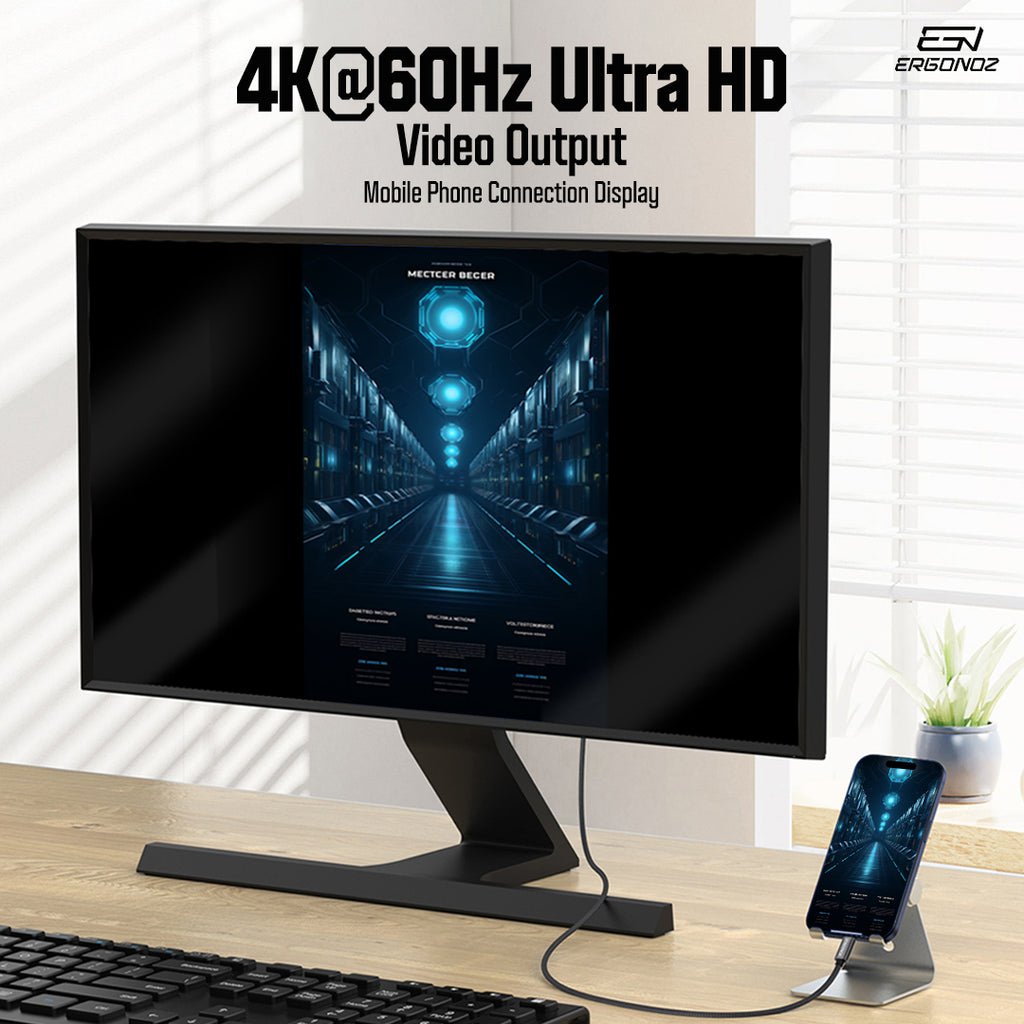 ERGONOZ USB-C 3.2 Gen4 Cable (2M)