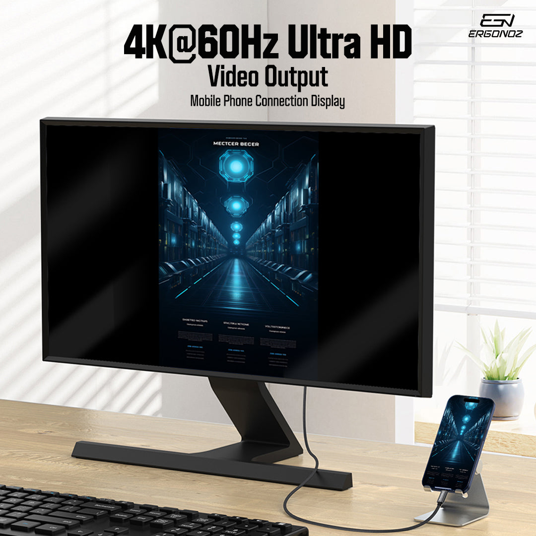 ERGONOZ USB-C 3.2 Gen4 Cable (2M)