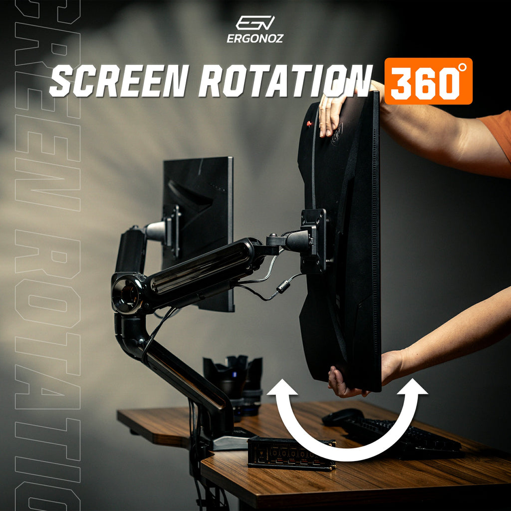 ERGONOZ Astro Twin Monitor Arm