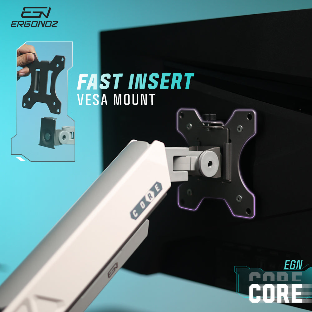 ERGONOZ Core Twin Monitor Arm