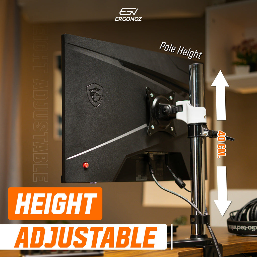 ERGONOZ Metalic Monitor Arm SET 07