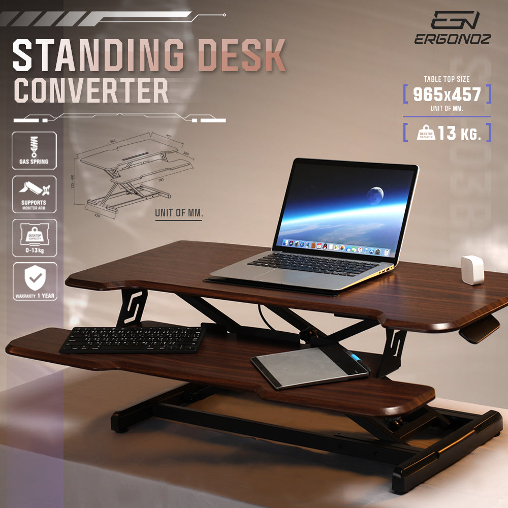 ERGONOZ Standing Desk Converter V2
