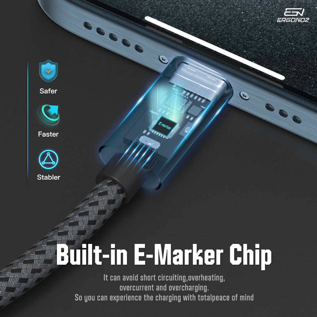 ERGONOZ USB-C 3.2 Gen4 Cable (2M)