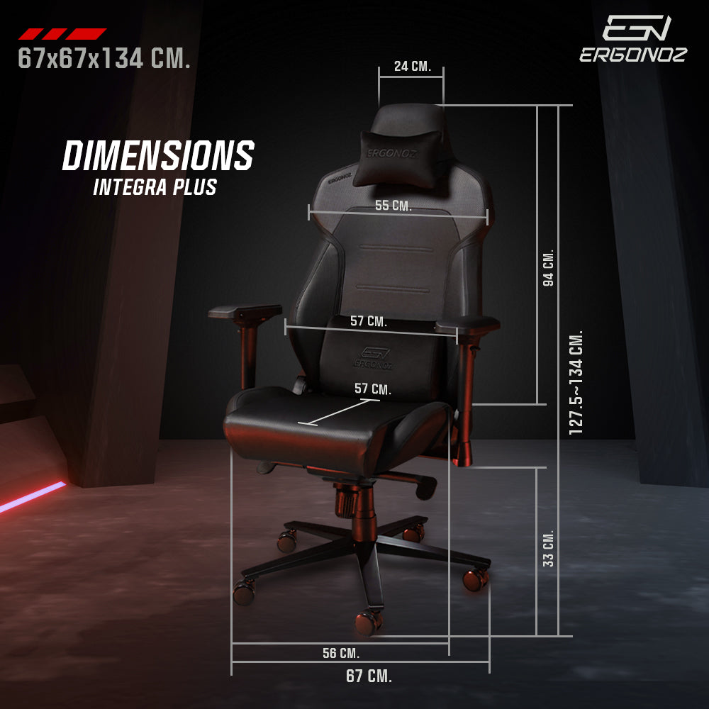 INTEGRA PLUS dimensions 67x67x134cm